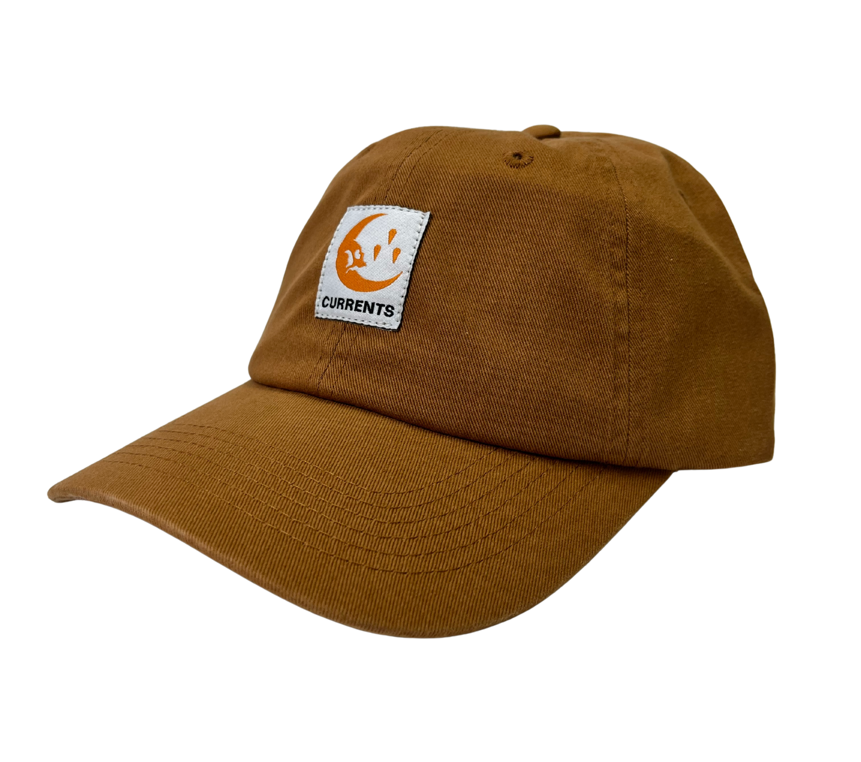 Tan Dad Hat with Moon Patch
