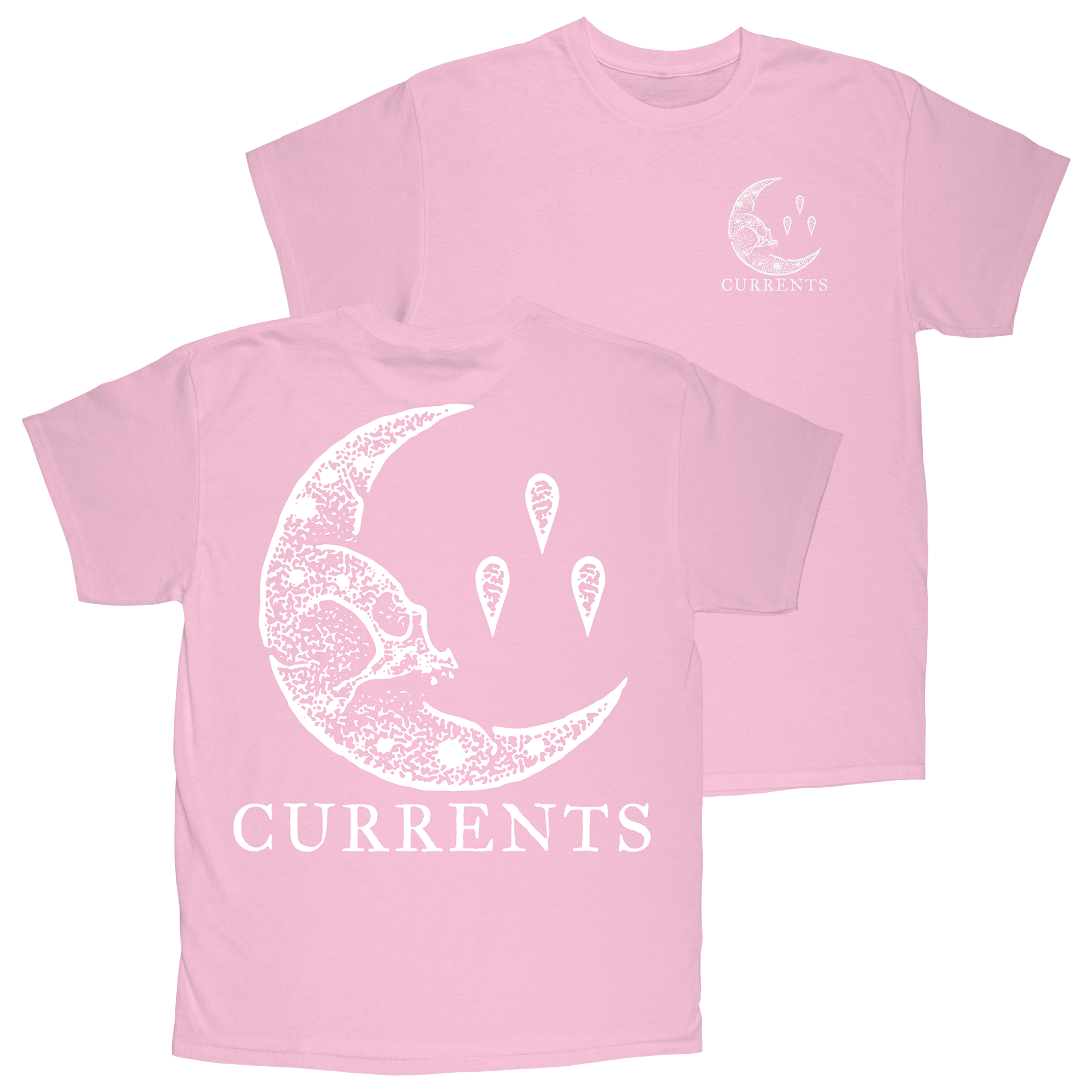 Moon Logo T-Shirt - Light Pink