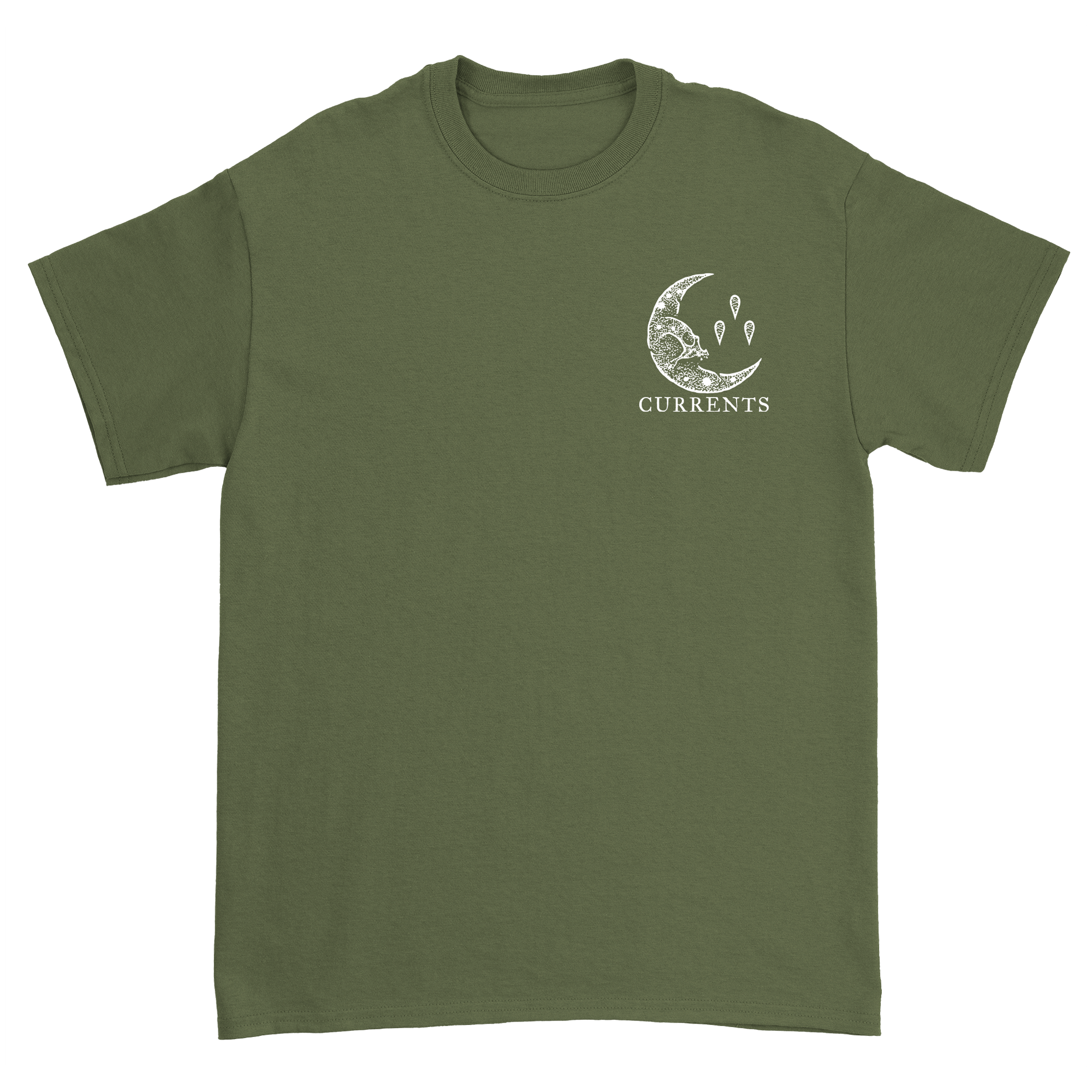 Moon Logo T-Shirt - Olive