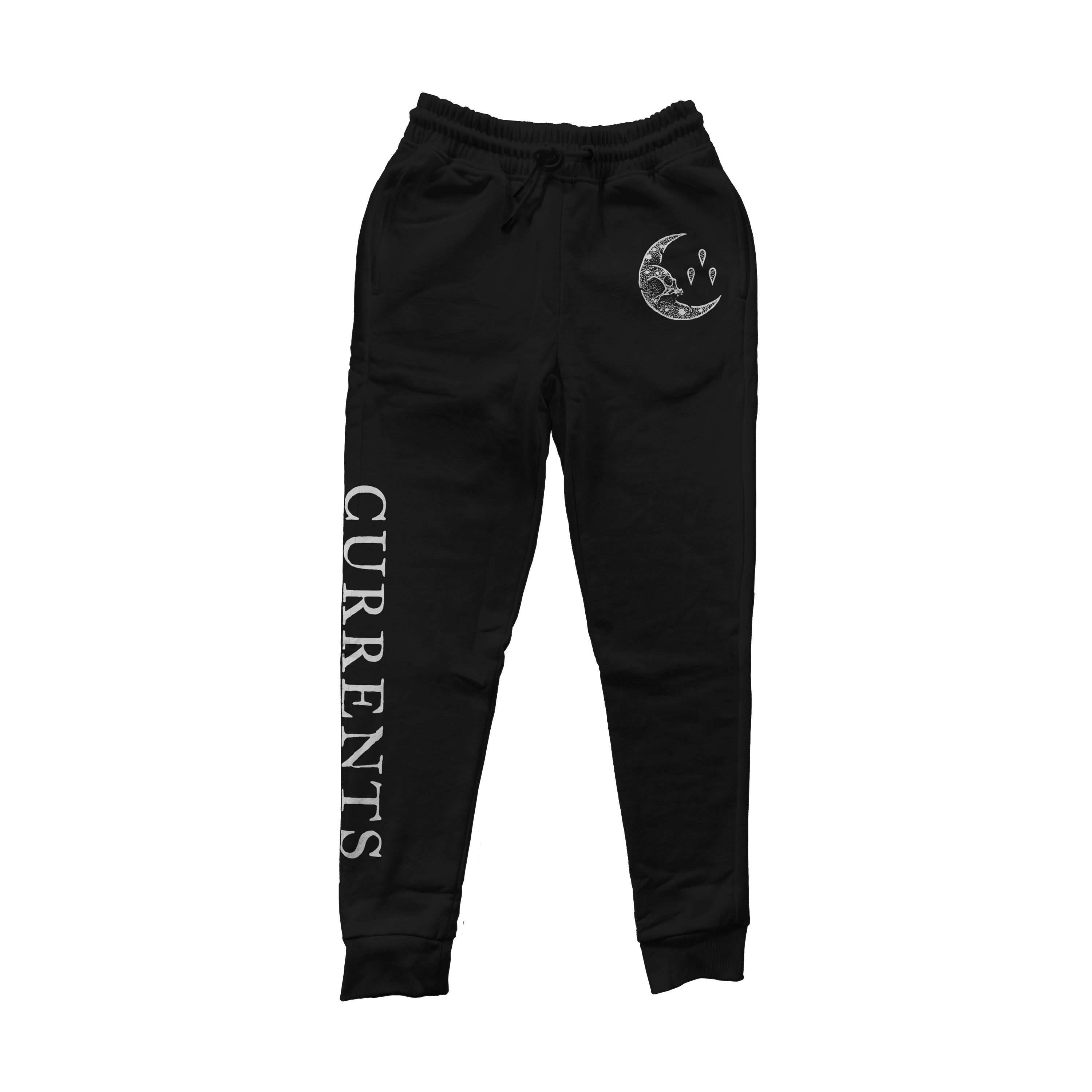 Black Logo + Emblem Joggers