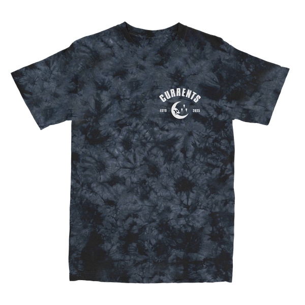 Moth Outline Tee - Crystal Columbia Navy
