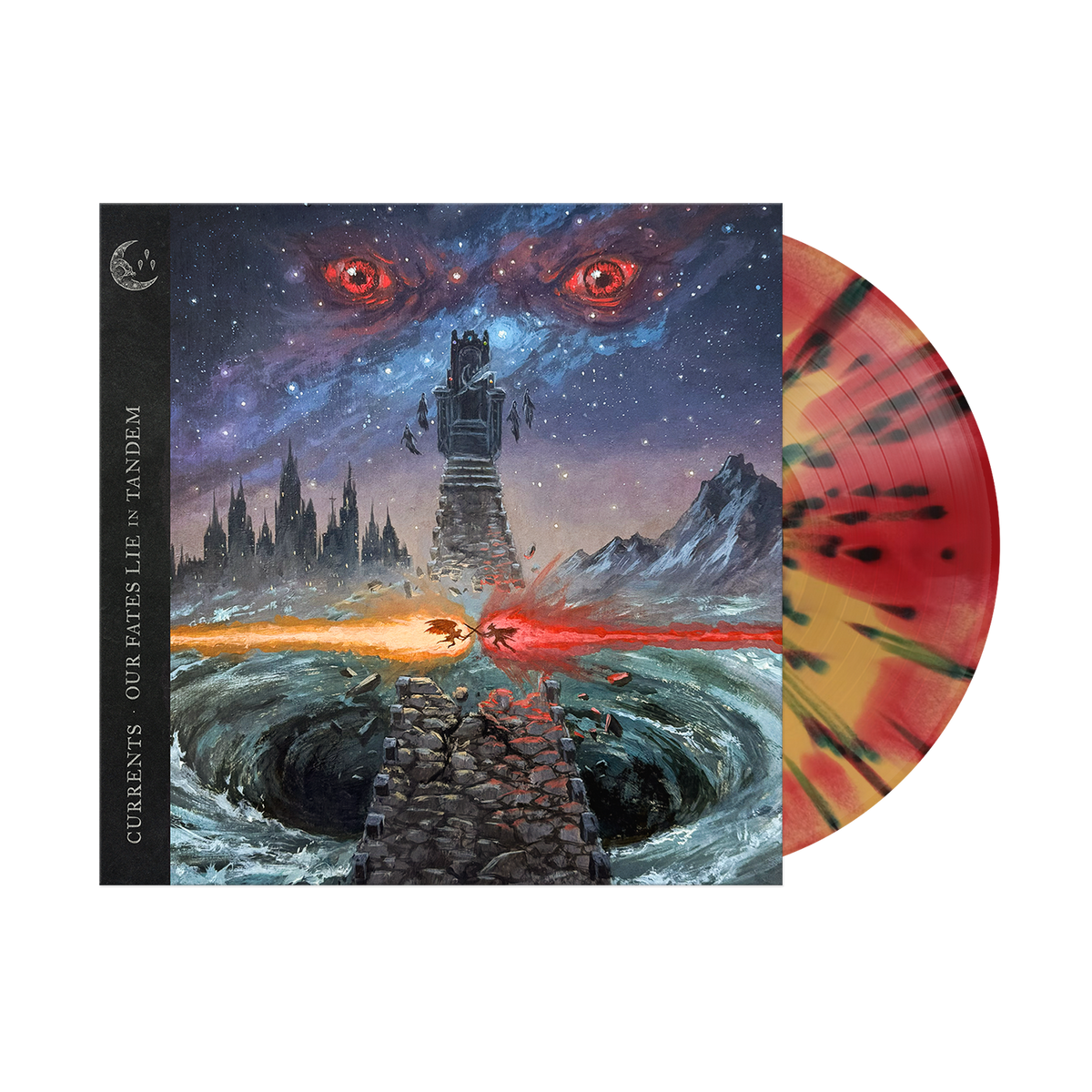 Our Fates Lie In Tandem Vinyl - Red and Yellow with Splatter