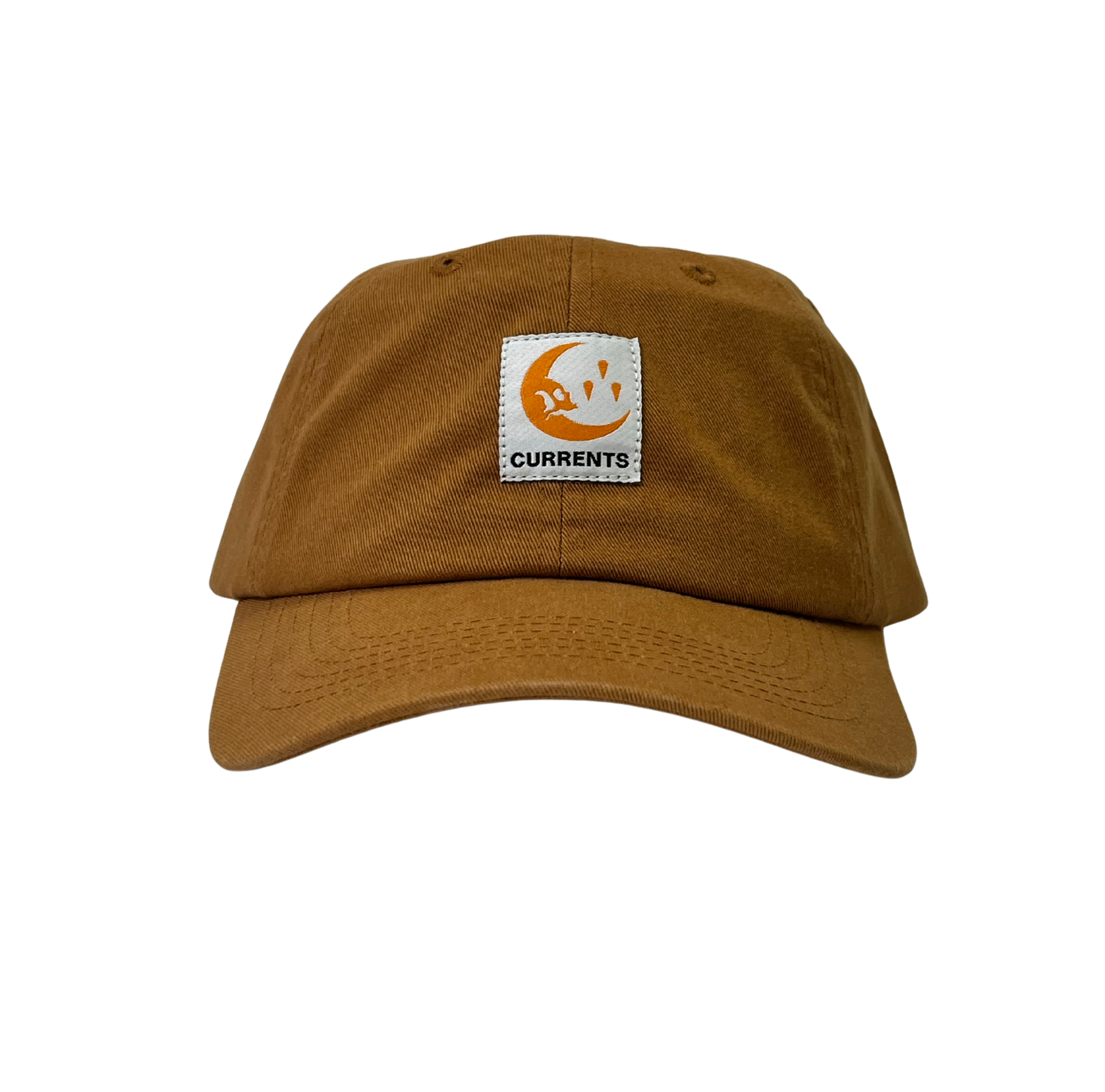 Tan Dad Hat with Moon Patch