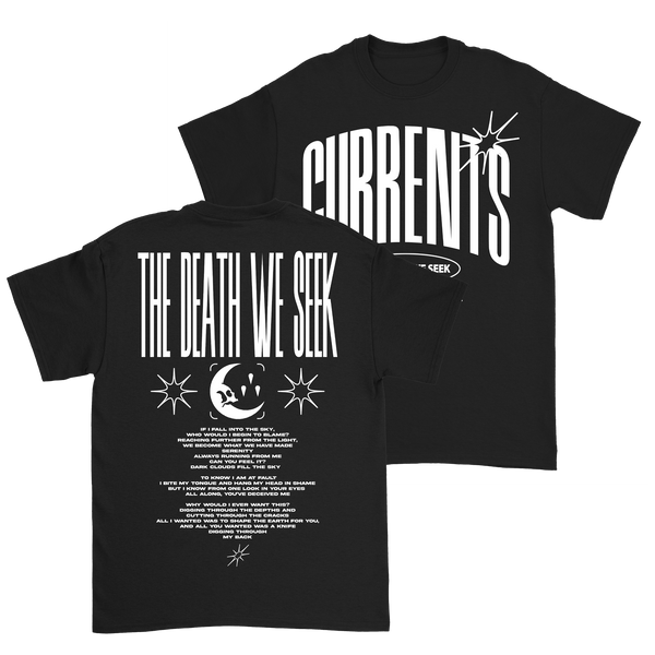 Currents Merch TDWS Tracklist Shirt