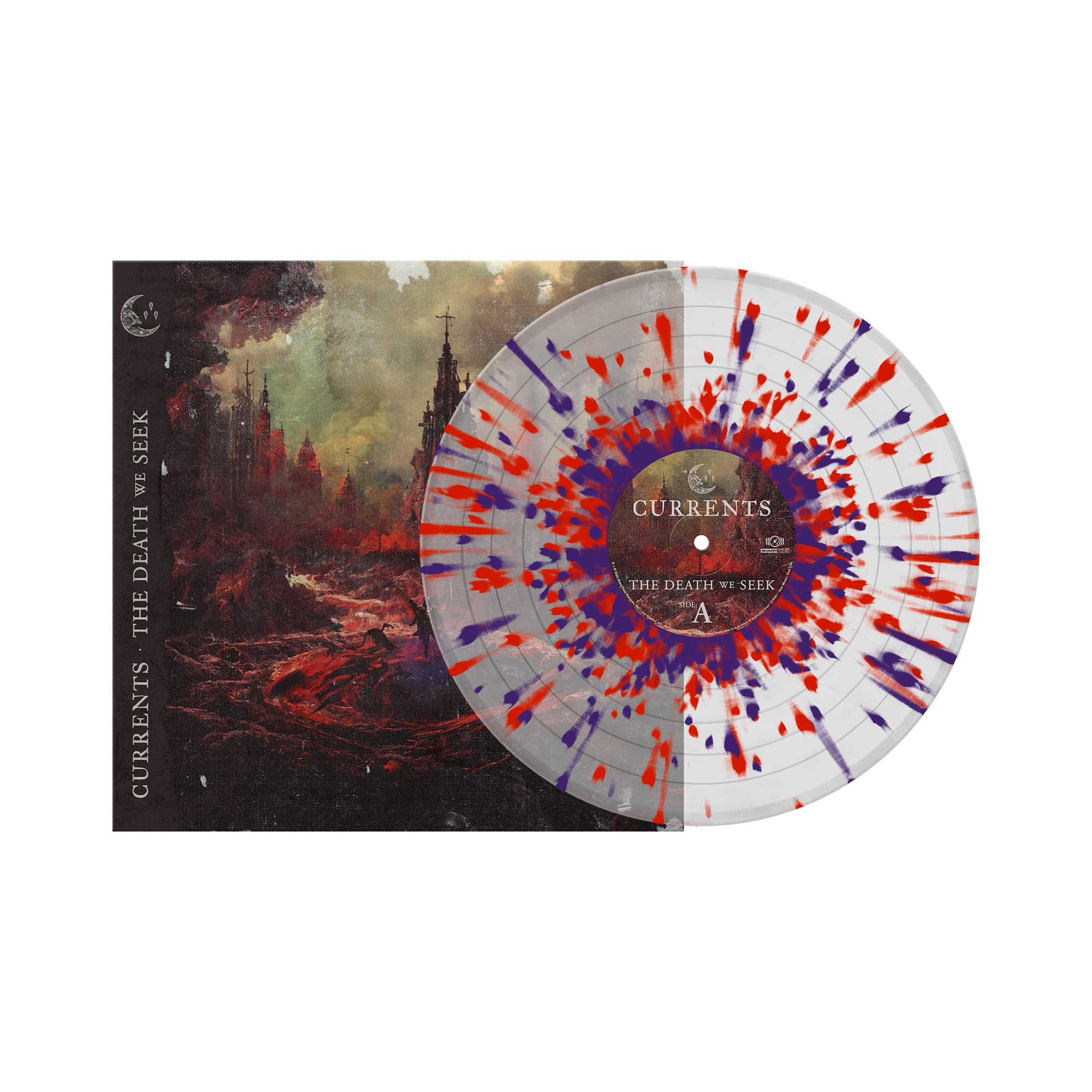 The Death We Seek LP - Transparent Clear w/Red & Purple Splatter